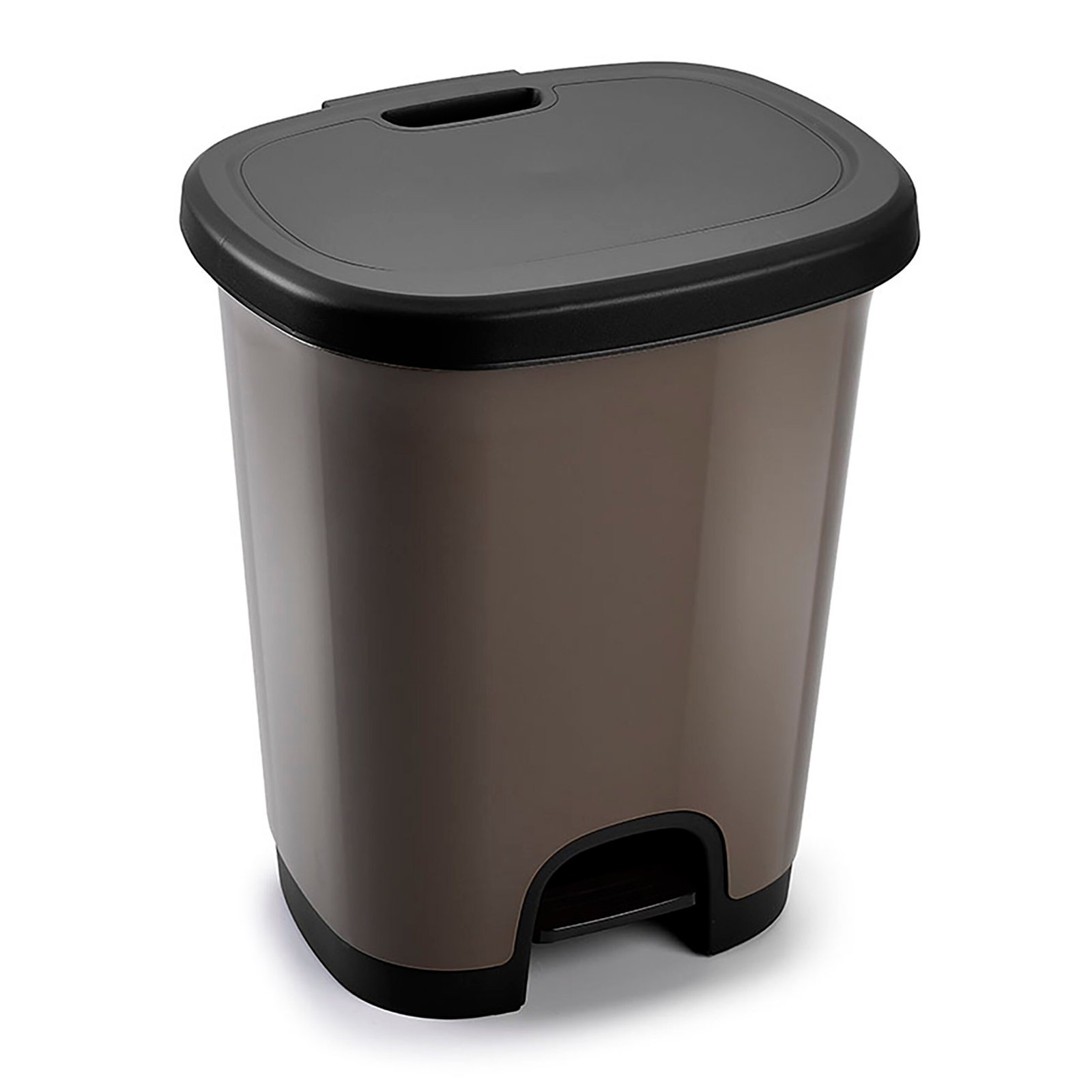 Cubo de Basura con Pedal 18L y 27L | Papelera Plástica Resistente y Decorativa | Hecho en España | Higiénica, Duradera y Fácil de Limpiar - Imagen 6