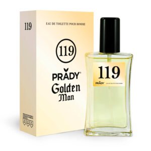 Colonia masculina amaderada especiada Nº119 Golden Man Prady 90 ml.