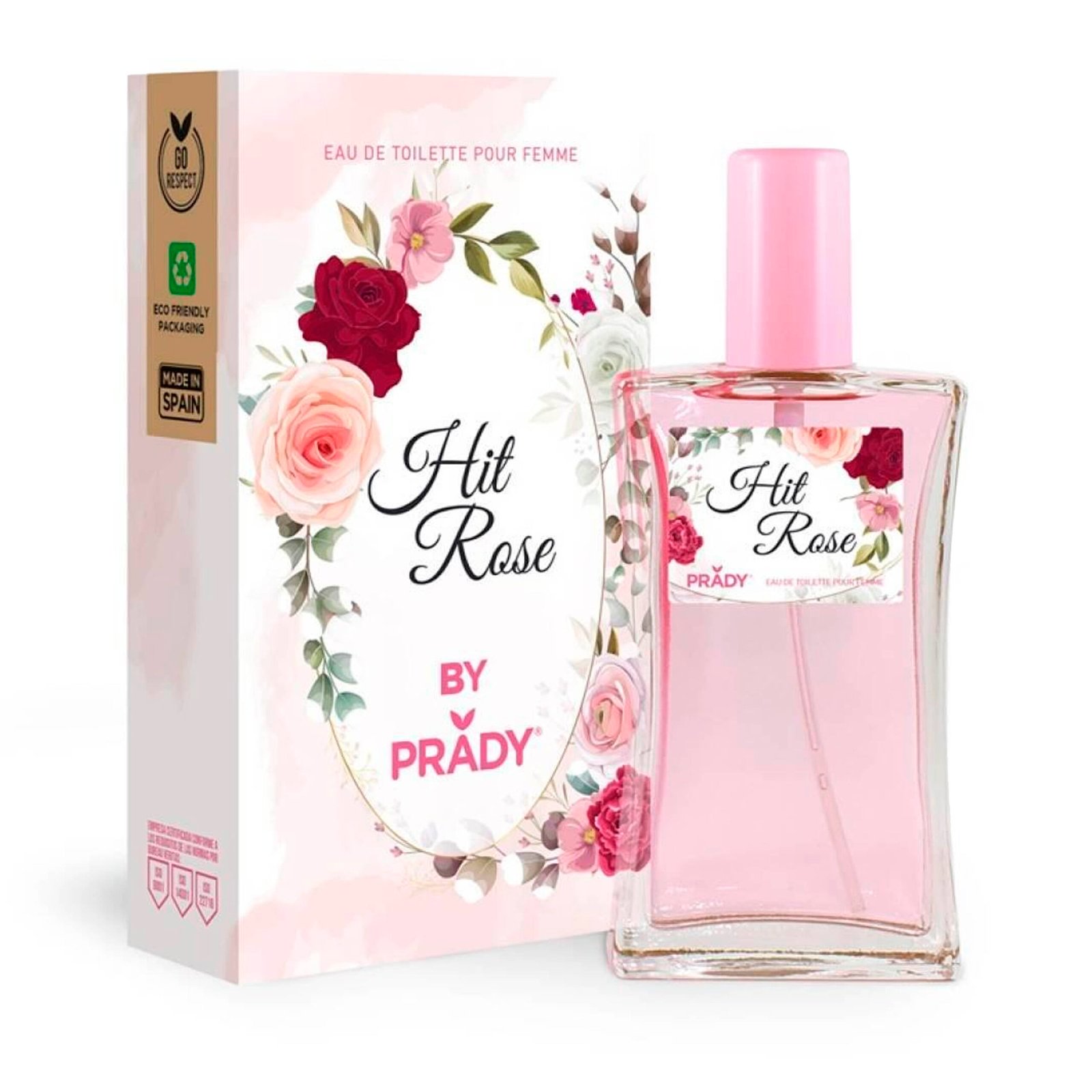 HIT Rose colonia 90 ml floral frutal fresh rose femme