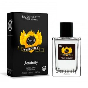 Invencible Black Homme Sensinity 100 ml — colonia ambarada especiada masculina