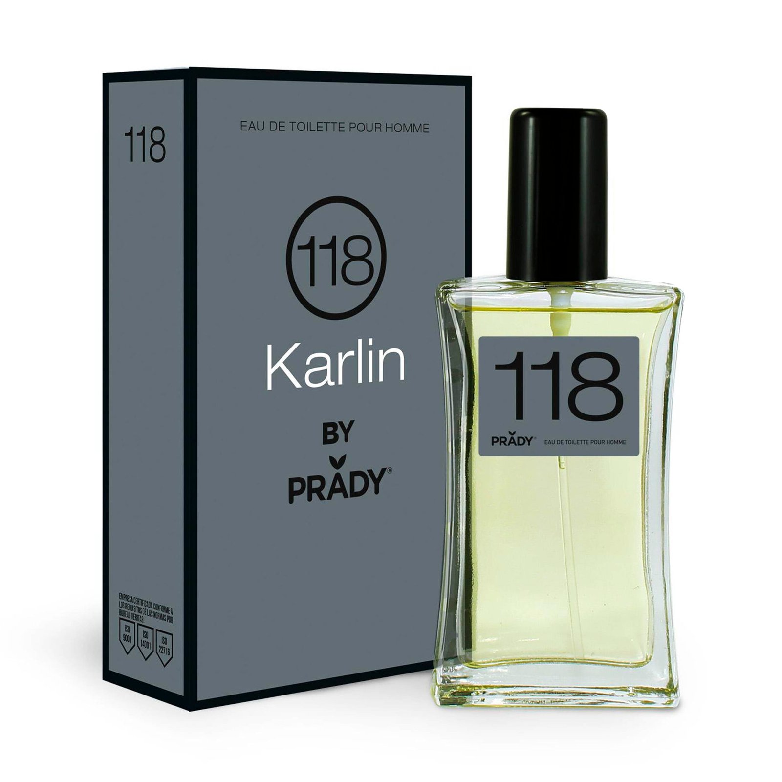 Colonia masculina amaderada Karlin Homme Prady 90 ml