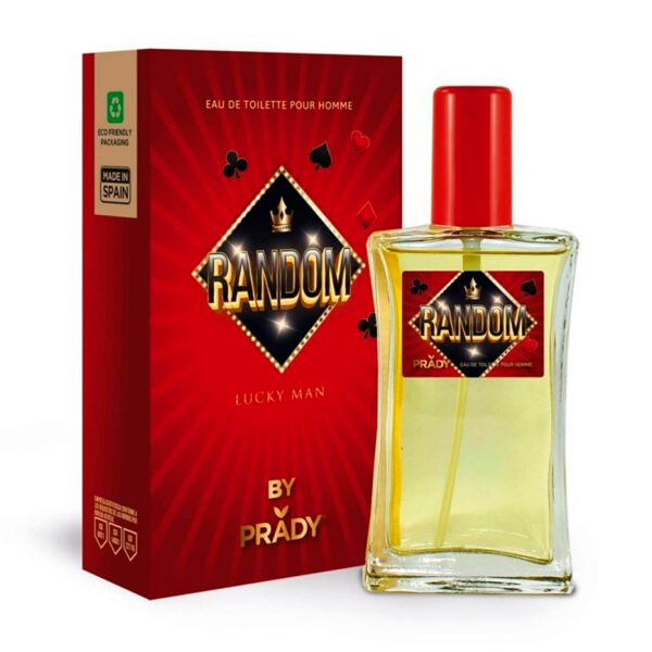 colonia Random Homme Prady 90 ml amaderada especiada