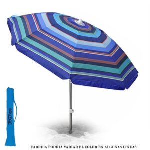 sombrilla playa 200 cm protección uv ajustable Color 4