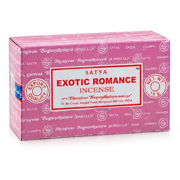 caja de incoensos set 12 cajitas de 15g exotic romance
