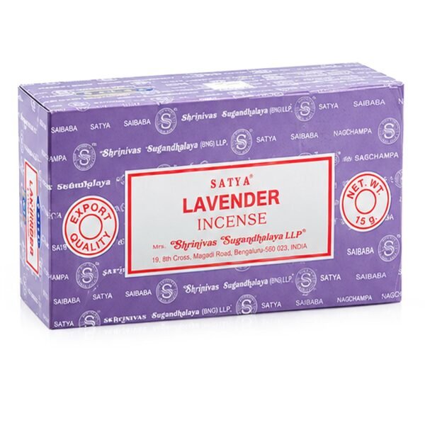 caja de incoensos set 12 cajitas de 15g lavender