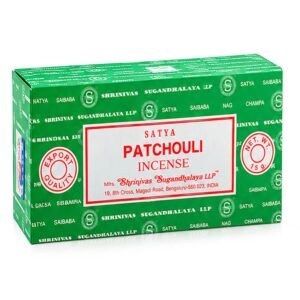 caja de incoensos set 12 cajitas de 15g patchouli