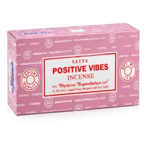 caja de incoensos set 12 cajitas de 15g positive vibes