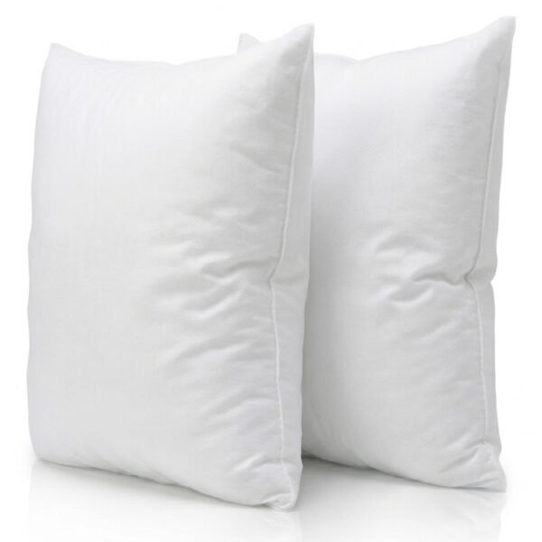 Dos rellenos de cojín rectangulares grandes de 50x70 cm blancos para respaldo de cama de MegaSharkCo.