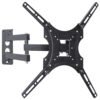 Soporte de pared para televisión y monitor de 32 a 55 pulgadas sobre fondo blanco